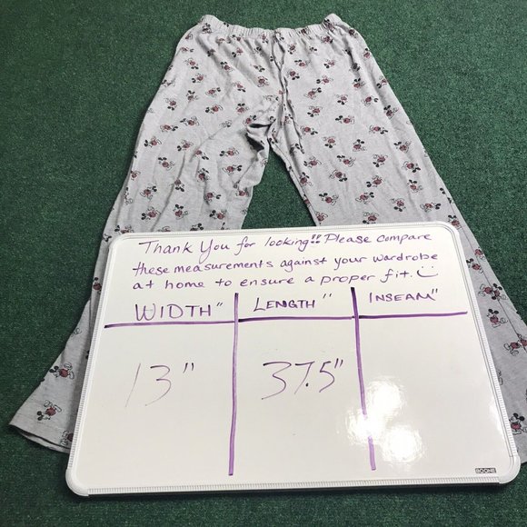 Disney Mickey Mouse Pajama Pants Size Large L Sleep Wear Sleep Pants - Picture 3 of 4